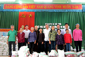Chương trình "Trái tim nhân ái" tại xã Liên Chung, huyện Tân Yên và xã Đức Thắng, huyện Hiệp Hòa